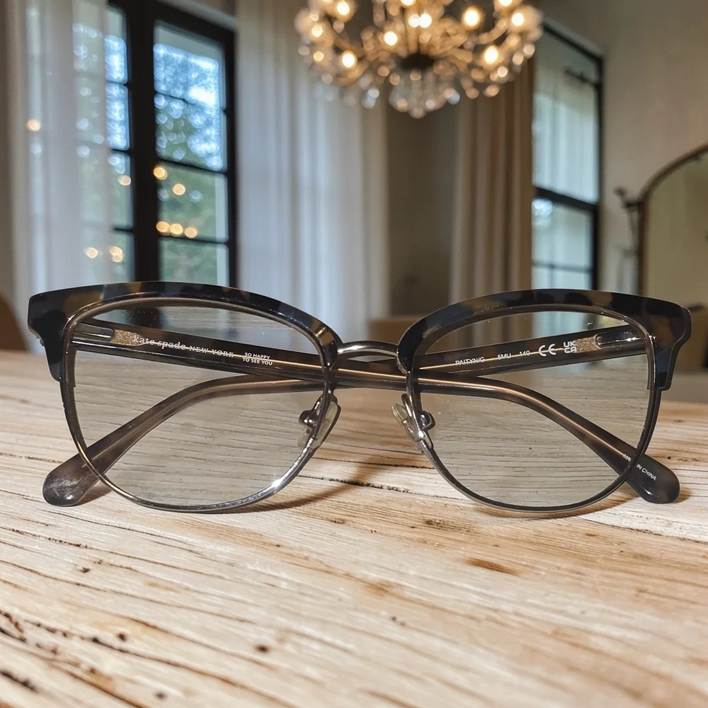 Kate Spade Tortoiseshell Cat Eye Glasses Frames | Lensless | Designer Eyewear